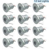 DC12V Mini LED Downlight 3W Indoor Ceiling Spotlight 30mm Recessed Home Bedroom Kitchen Spot Light 24V Showcase Cabinet Lighting