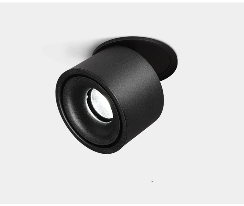 Foldable and Rotating Recessed LED Downlight 9W COB Ceiling Spot Light 12W Dimmable 110V 220V 15W Warm White For Living Room