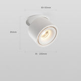 Foldable and Rotating Recessed LED Downlight 9W COB Ceiling Spot Light 12W Dimmable 110V 220V 15W Warm White For Living Room