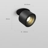 Foldable and Rotating Recessed LED Downlight 9W COB Ceiling Spot Light 12W Dimmable 110V 220V 15W Warm White For Living Room