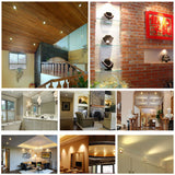 Best price 1W 3W 4pcs/lot mini high power Recessed Led Downlight  AC85-260V 110-330LM with LED Driver warm nature pure white