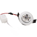 Best price 1W 3W 4pcs/lot mini high power Recessed Led Downlight  AC85-260V 110-330LM with LED Driver warm nature pure white