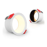 Round Anti-Glare Led SMD2835 Recessed Downlights 7w 12w 15w Dimmable 110v 220v Ceiling Lamp Spotlights for Indoor Lighting