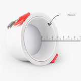 Round Anti-Glare Led SMD2835 Recessed Downlights 7w 12w 15w Dimmable 110v 220v Ceiling Lamp Spotlights for Indoor Lighting