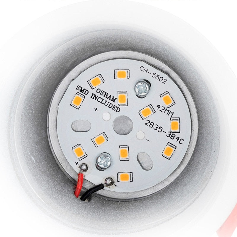 Round Anti-Glare Led SMD2835 Recessed Downlights 7w 12w 15w Dimmable 110v 220v Ceiling Lamp Spotlights for Indoor Lighting