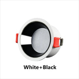 Round Anti-Glare Led SMD2835 Recessed Downlights 7w 12w 15w Dimmable 110v 220v Ceiling Lamp Spotlights for Indoor Lighting