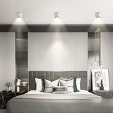 Dimmable Surface Mounted LED COB Downlight 5W/7W/9W/12W LED Lamp AC85V-265V Ceiling Spot Light with LED Driver White/Warm White