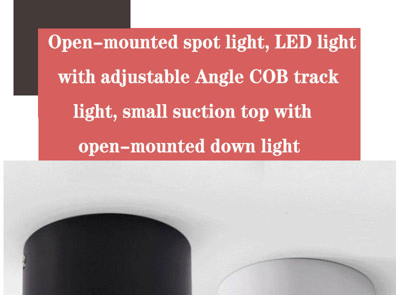 Dimmable Surface Mounted LED COB Downlight 5W/7W/9W/12W LED Lamp AC85V-265V Ceiling Spot Light with LED Driver White/Warm White