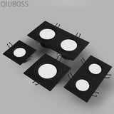 Square Dimmable LED Downlight Recessed LED Ceiling Spotlight 7W/9W/12W/14W/18W/24W AC90~260V Indoor Lighting