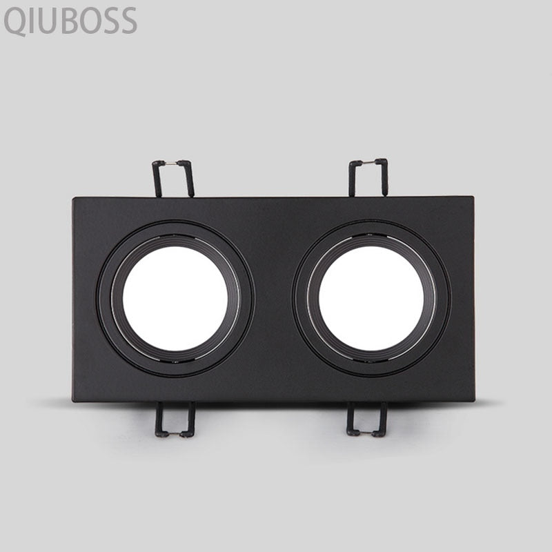 Square Dimmable LED Downlight Recessed LED Ceiling Spotlight 7W/9W/12W/14W/18W/24W AC90~260V Indoor Lighting