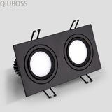 Square Dimmable LED Downlight Recessed LED Ceiling Spotlight 7W/9W/12W/14W/18W/24W AC90~260V Indoor Lighting