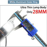 Round LED Downlight 3W 5W 9W 12W 15W 18W Silver White Ultra Thin Aluminum AC110V 220V 240V Round Recessed LED Spot Lighting