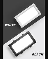 Square Dimmable Recessed LED Downlights 12W 18W 24W 30W LED Ceiling Spot Lights AC85~265V LED Panel Lights Indoor Lighting