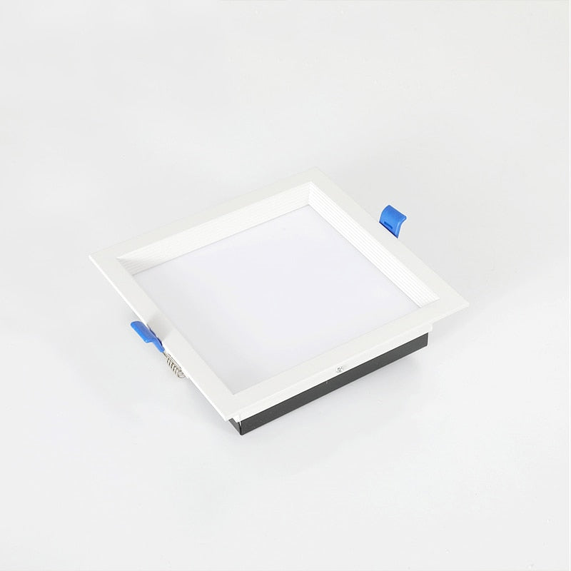 Square Dimmable Recessed LED Downlights 12W 18W 24W 30W LED Ceiling Spot Lights AC85~265V LED Panel Lights Indoor Lighting