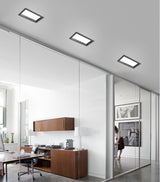 Square Dimmable Recessed LED Downlights 12W 18W 24W 30W LED Ceiling Spot Lights AC85~265V LED Panel Lights Indoor Lighting