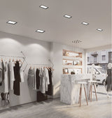 Square Dimmable Recessed LED Downlights 12W 18W 24W 30W LED Ceiling Spot Lights AC85~265V LED Panel Lights Indoor Lighting