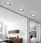 Square Dimmable Recessed LED Downlights 12W 18W 24W 30W LED Ceiling Spot Lights AC85~265V LED Panel Lights Indoor Lighting