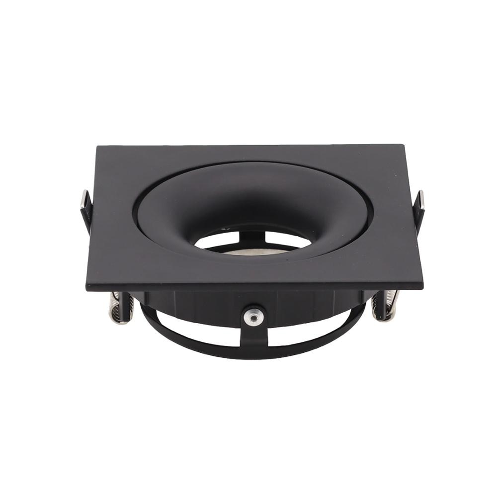 GU10 Spot bulb fixture 360 degree adjustable MR16 fitting mounting ceiling spot lights frame round downlight holder bases Fitting