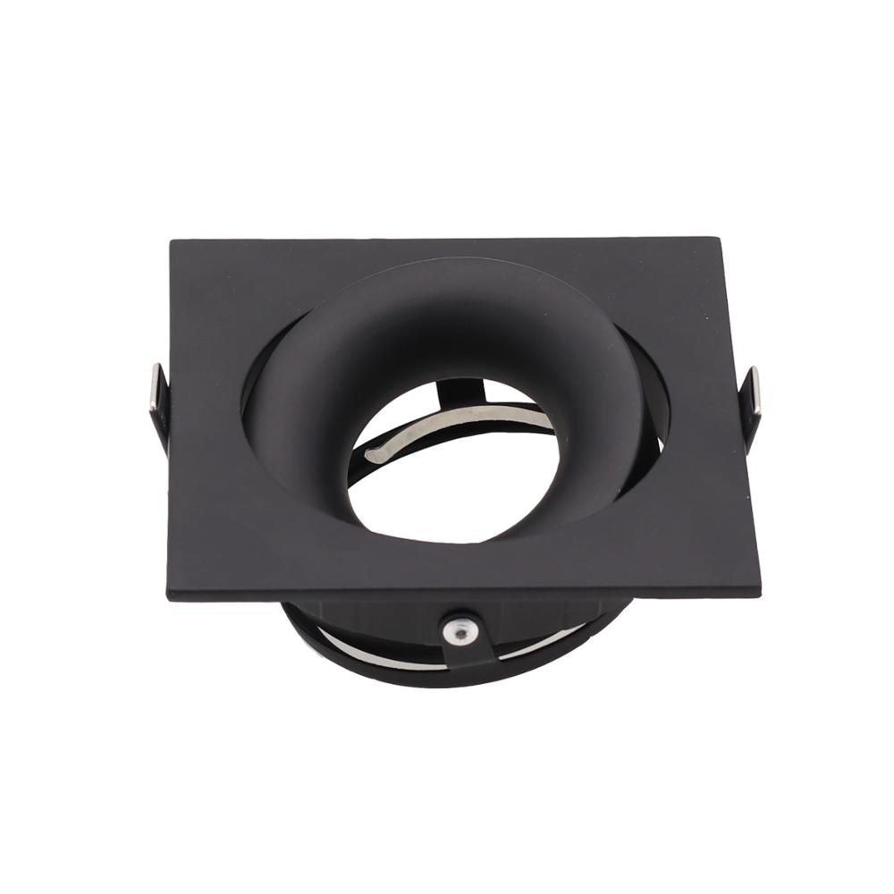 GU10 Spot bulb fixture 360 degree adjustable MR16 fitting mounting ceiling spot lights frame round downlight holder bases Fitting