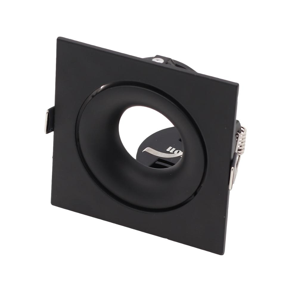 GU10 Spot bulb fixture 360 degree adjustable MR16 fitting mounting ceiling spot lights frame round downlight holder bases Fitting