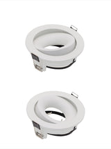 GU10 Spot bulb fixture 360 degree adjustable MR16 fitting mounting ceiling spot lights frame round downlight holder bases Fitting