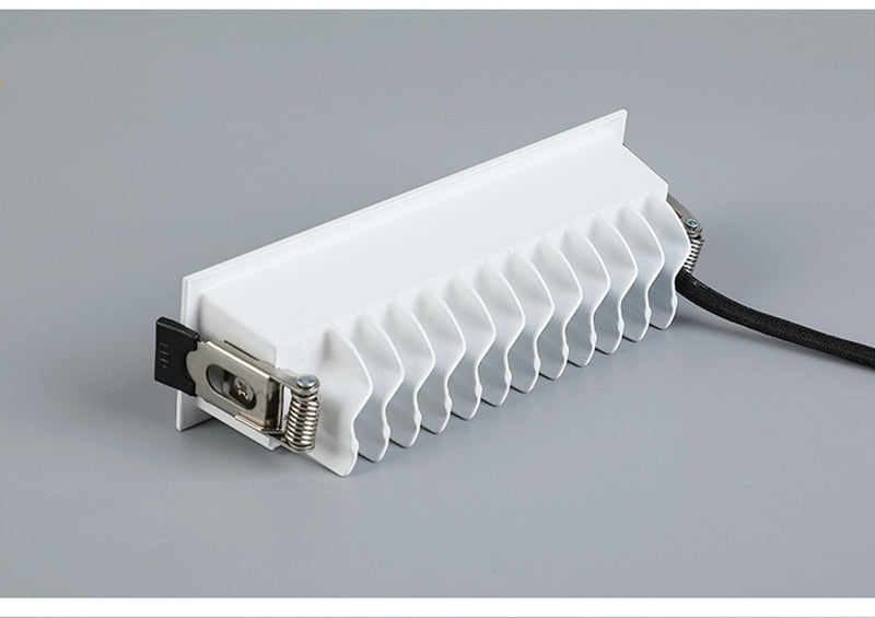 LED Linear Light COB Downlight Dimmable 10W 20W 30W 24 Degree Ceiling Spot Lights 2W 4W 6W 85-265V White Black Bathroom Lighting