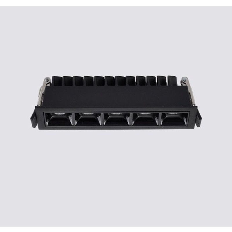 LED Linear Light COB Downlight Dimmable 10W 20W 30W 24 Degree Ceiling Spot Lights 2W 4W 6W 85-265V White Black Bathroom Lighting