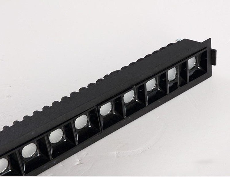 LED Linear Light COB Downlight Dimmable 10W 20W 30W 24 Degree Ceiling Spot Lights 2W 4W 6W 85-265V White Black Bathroom Lighting