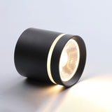 Dimmable LED downlight COB spotlight AC85-265V 7W 1W 12W 15W adjustable angle aluminum surface mounted light indoor lighting