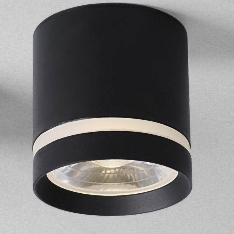 Dimmable LED downlight COB spotlight AC85-265V 7W 1W 12W 15W adjustable angle aluminum surface mounted light indoor lighting