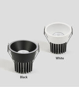 LED Round Recessed Dimmable Downlights 7W/9W/12W/15W COB LED Anti Glare Ceiling Spotlights AC90~260V Background Indoor Lighting