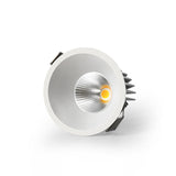 LED Round Recessed Dimmable Downlights 7W/9W/12W/15W COB LED Anti Glare Ceiling Spotlights AC90~260V Background Indoor Lighting
