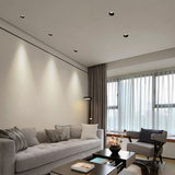 LED Round Recessed Dimmable Downlights 7W/9W/12W/15W COB LED Anti Glare Ceiling Spotlights AC90~260V Background Indoor Lighting