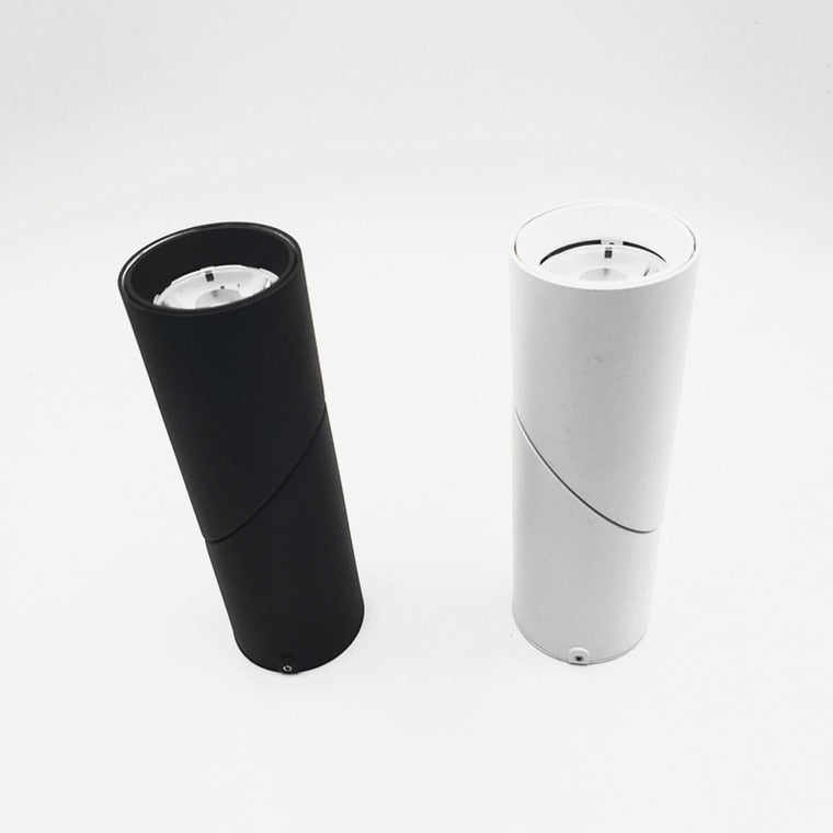 LED COB regulable Downlights ac85-265V 10W 15W 20W LED white black