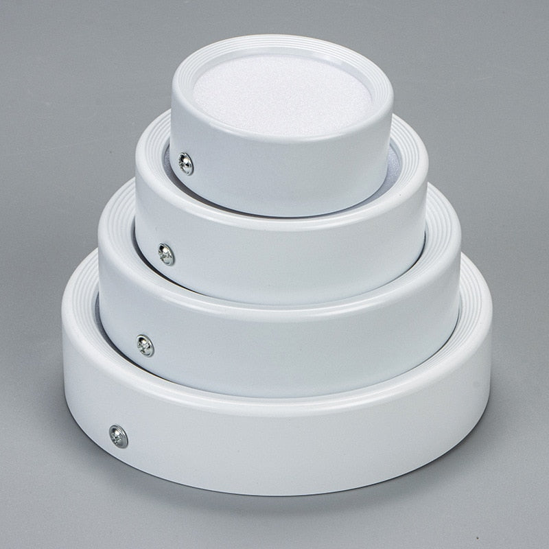 LED COB Downlight LED Surface Mounted Downlight Without Perforation Panel Light Home Decor Cob Ceiling Fixtures Lighting