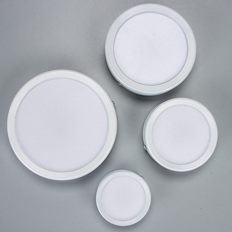 LED COB Downlight LED Surface Mounted Downlight Without Perforation Panel Light Home Decor Cob Ceiling Fixtures Lighting