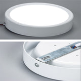 LED COB Downlight LED Surface Mounted Downlight Without Perforation Panel Light Home Decor Cob Ceiling Fixtures Lighting