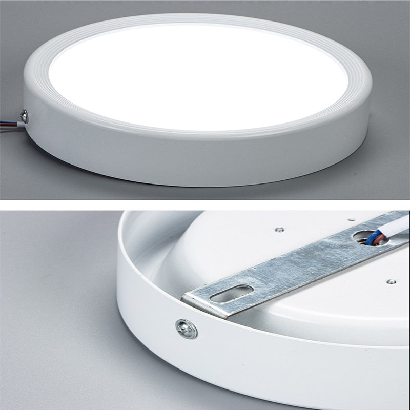 LED COB Downlight LED Surface Mounted Downlight Without Perforation Panel Light Home Decor Cob Ceiling Fixtures Lighting