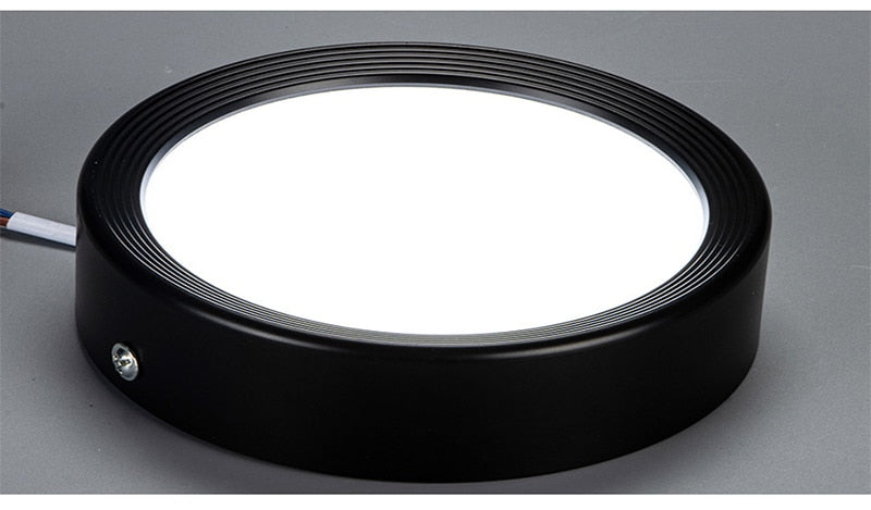 LED COB Downlight LED Surface Mounted Downlight Without Perforation Panel Light Home Decor Cob Ceiling Fixtures Lighting