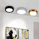 LED COB Downlight LED Surface Mounted Downlight Without Perforation Panel Light Home Decor Cob Ceiling Fixtures Lighting