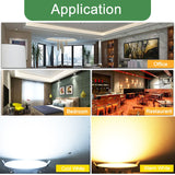 Kaguyahime LED Downlight Lamp 3W 5W 9W 12W 15W 18W 220V Gold/Silver Ultra Thin Down Light Aluminum Round Recessed Spotlight