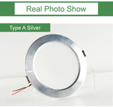 Kaguyahime LED Downlight Lamp 3W 5W 9W 12W 15W 18W 220V Gold/Silver Ultra Thin Down Light Aluminum Round Recessed Spotlight