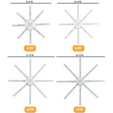 Led Downlight Accessory Octopus Magnetic plate Ring Light Led Lamp 12W 16W 20W 24W 220V For Ceiling Lamp Absorb dome Replace