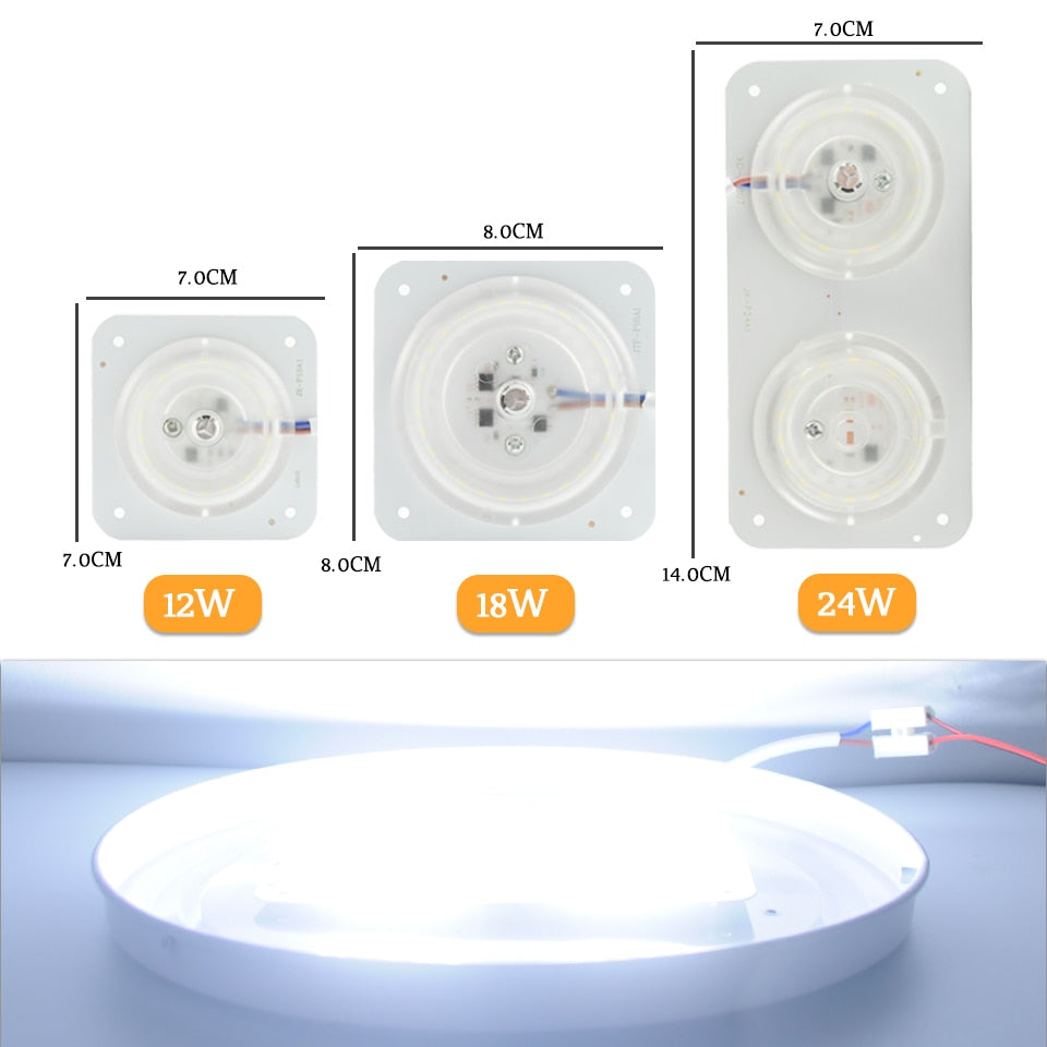 Led Downlight Accessory Octopus Magnetic plate Ring Light Led Lamp 12W 16W 20W 24W 220V For Ceiling Lamp Absorb dome Replace