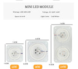 Led Downlight Accessory Octopus Magnetic plate Ring Light Led Lamp 12W 16W 20W 24W 220V For Ceiling Lamp Absorb dome Replace