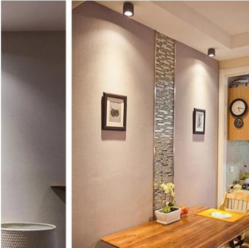 Round Dimmable Surface Mounted LED Downlights 7W 9W 12W 15W COB LED Ceiling Spot Lights AC110-220V LED Lamp Indoor Lighting