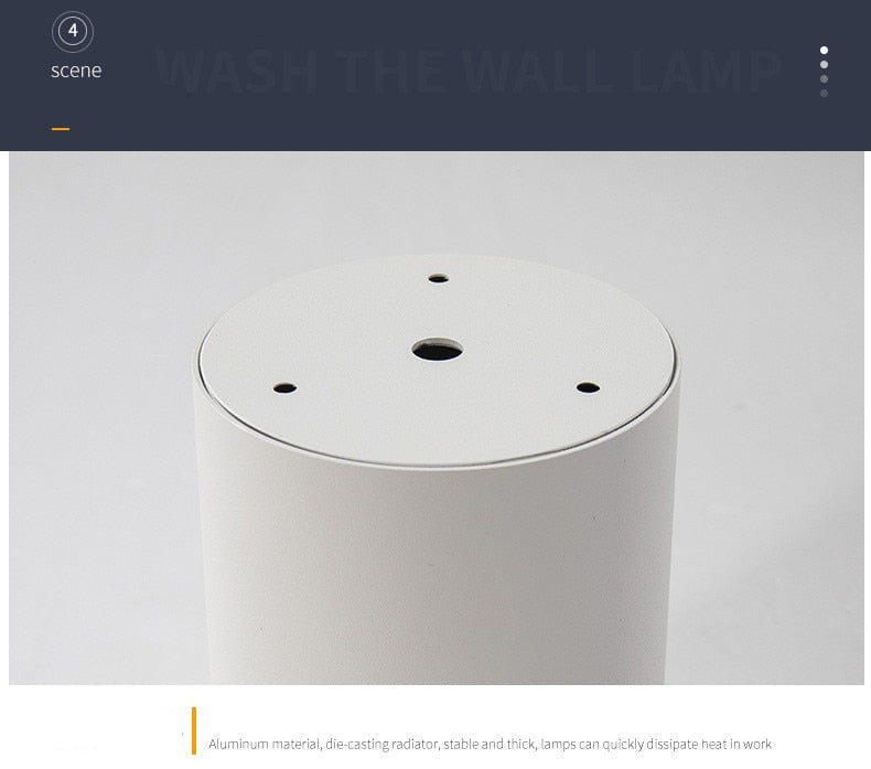 Round Dimmable Surface Mounted LED Downlights 7W 9W 12W 15W COB LED Ceiling Spot Lights AC110-220V LED Lamp Indoor Lighting