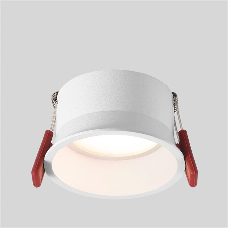 led cob recessed downlight 3w 5 7 12 15 18 white round led ceiling spot light