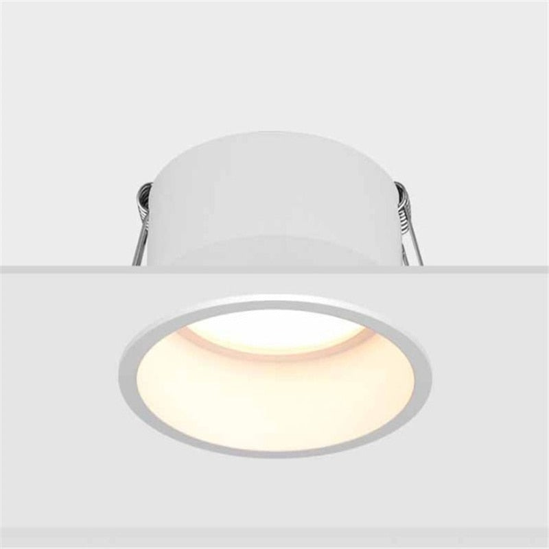 led cob recessed downlight 3w 5 7 12 15 18 white round led ceiling spot light