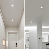 led cob recessed downlight 3w 5 7 12 15 18 white round led ceiling spot light